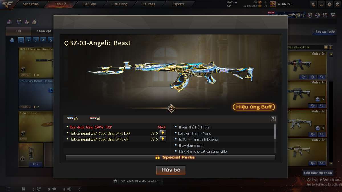 shop acc cf uy tin gia re